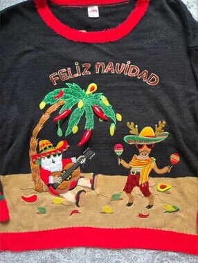 Feliz Navidad Ugly Christmas Sweater